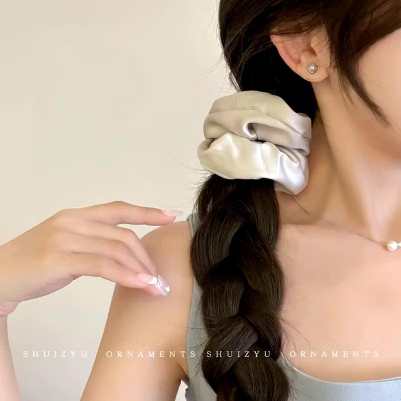 Dây cột tóc buộc tóc size trung và và size lớn chất liệu đa dạng làm quà