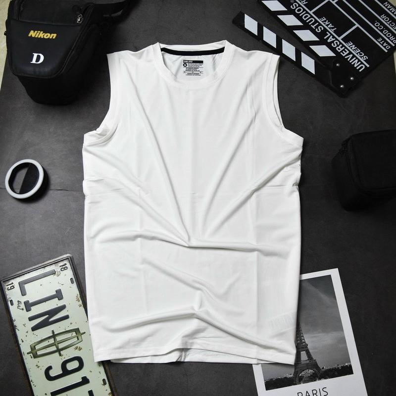 Combo 4 áo tanktop thể thao vải thun lạnh form từ 40-85Kg 6