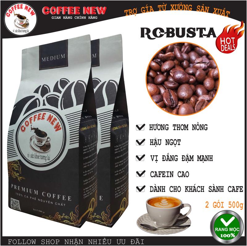Cà phê Robusta PREMIUM ROBUSTA - Rang Mộc - Pha Phin hoặc Pha Máy - 250g, 500g Hạt & Xay 3