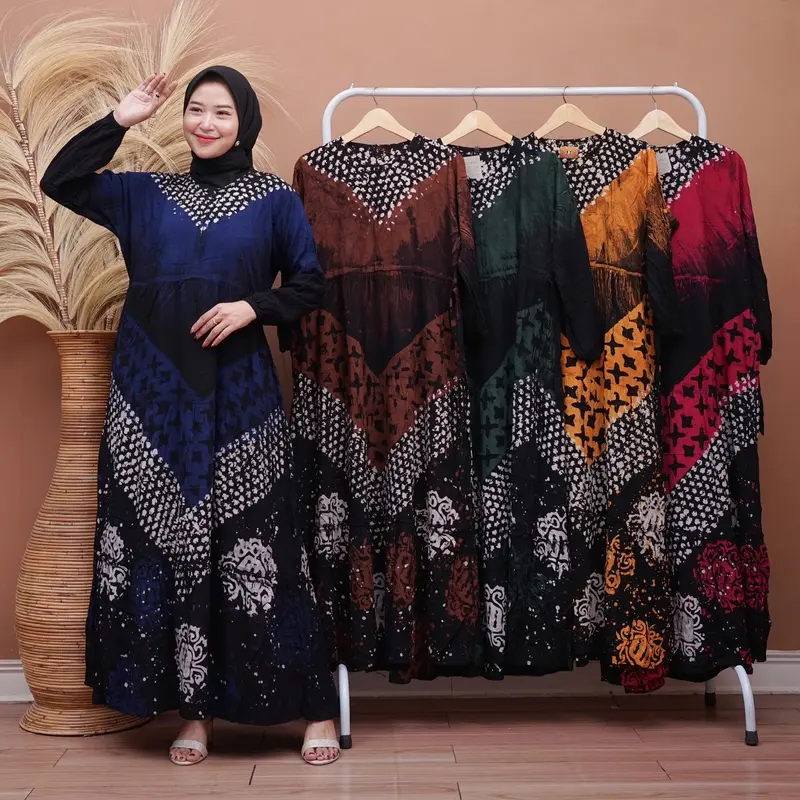 Gamis rayon cap malaman Dress 2