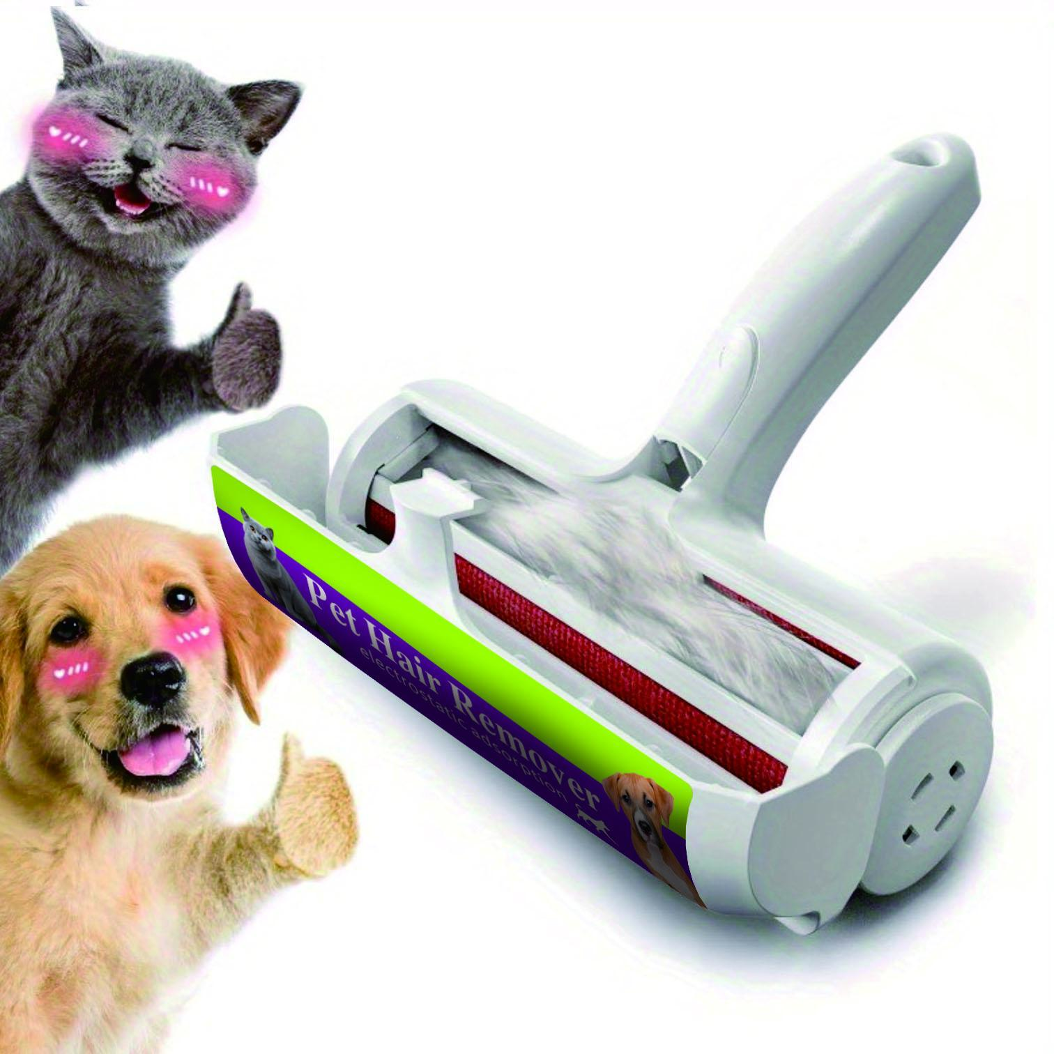 Pet Hair Remover, 1/2 Counts Reusable Pet Hair Removal Roller, Portable Hair Removal Tool for Furniture, Sofa, Carpet, Clothes and Bedding