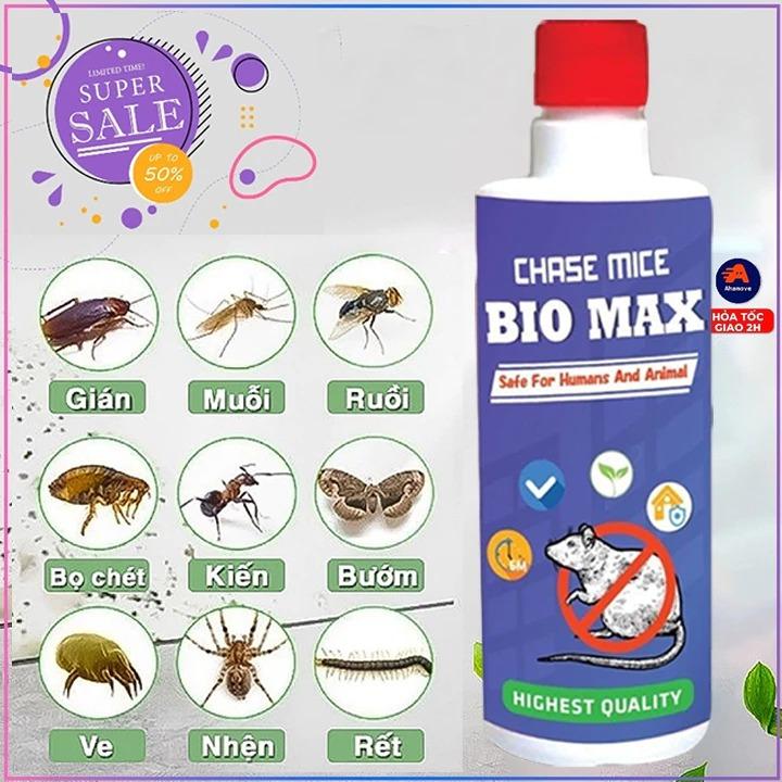 Bình Xịt Đuổi Chuột BioMax 500ML Chiết Xuất Thiên Nhiên An Toàn Với Người Dùng