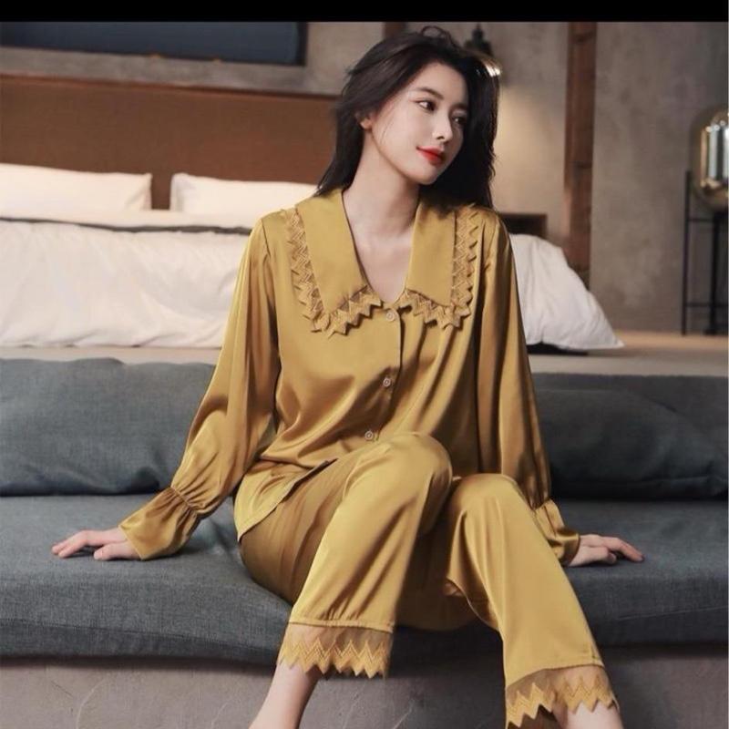Đồ ngủ lụa quảng châu cao cấp Nữ 0