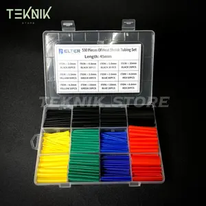 Isolasi Kabel Bakar 1 box 530 pcs Belter Heat Shrink Tube penyambung kabel