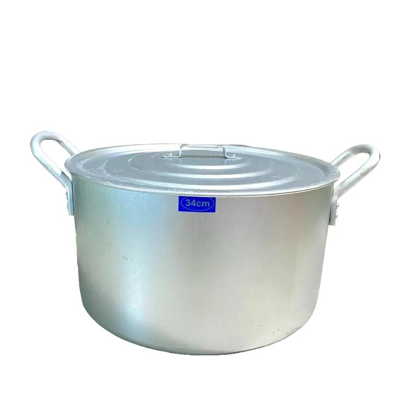 Nồi nhôm Tem Xanh Hải Phòng Size 32cm , 34cm , 36cm dầy dặn