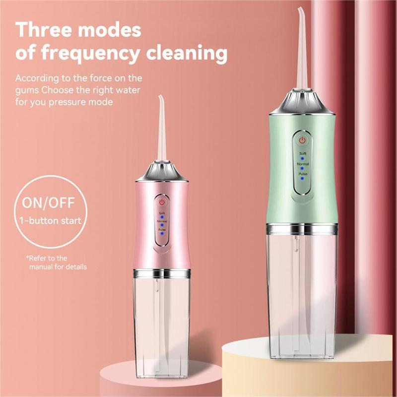 Comfort Electric Water Flosser Tools, 1 Set Durable Portable Rechargeable Oral Irrigator with 4 Multifunctional Nozzle, Personal Oral Care Tools, Daily Care Halloween Christmas Gift, Fall Essentials, Gift For Women Multicolor 6