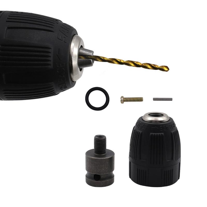 Mua Chuck Khoan Không Chìa, Đường Kính 0.8mm-10mm, Ren 3 / 8-24UNF, Thích Hợp Cho Máy Khoan Điện Cầm Tay Bộ Chuyển Đổi Chuyển Đổi Nhanh 1