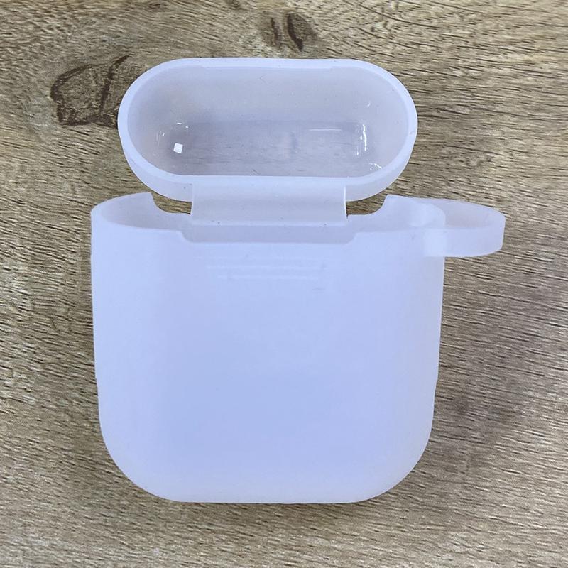 Vỏ AirPods, Tương thích với AirPods 3, Vỏ tai nghe Apple màu cầu vồng, Vỏ silicon màu Trơn có Móc, Phát hành năm 2025 7