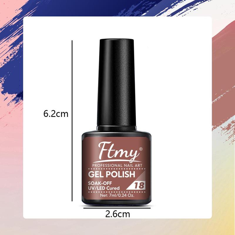 42 Colors Gel Nail Polish Set, 46pcs/set Gel Nail Polish Art with Base Coat, Top Coat, Matte & Glitter Top Coat, Soak Off UV/LED Manicure Gift Set, Polygel Nail Set 1