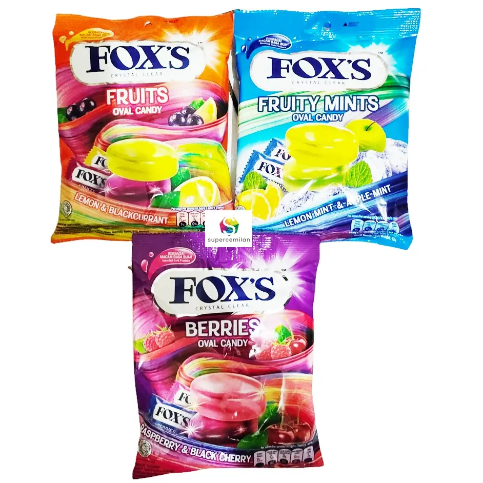 Permen Fox's / Foxs Flowrap Crystal Clear 125 Gram