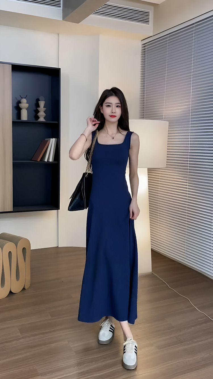 slimming dresses for women Reflora Plus Size Navy Blue Elegant Dress Wedding Guest Party Semi Formal Puff Sleeve Collared High Waist Flared A-Line Woven Fabric Office,0XL The Feelingirl Seamless Midi Body Shaper Dress combines upgraded elastic fabric with seamless craftsmanship Womens Dresses Body Slimming Dress