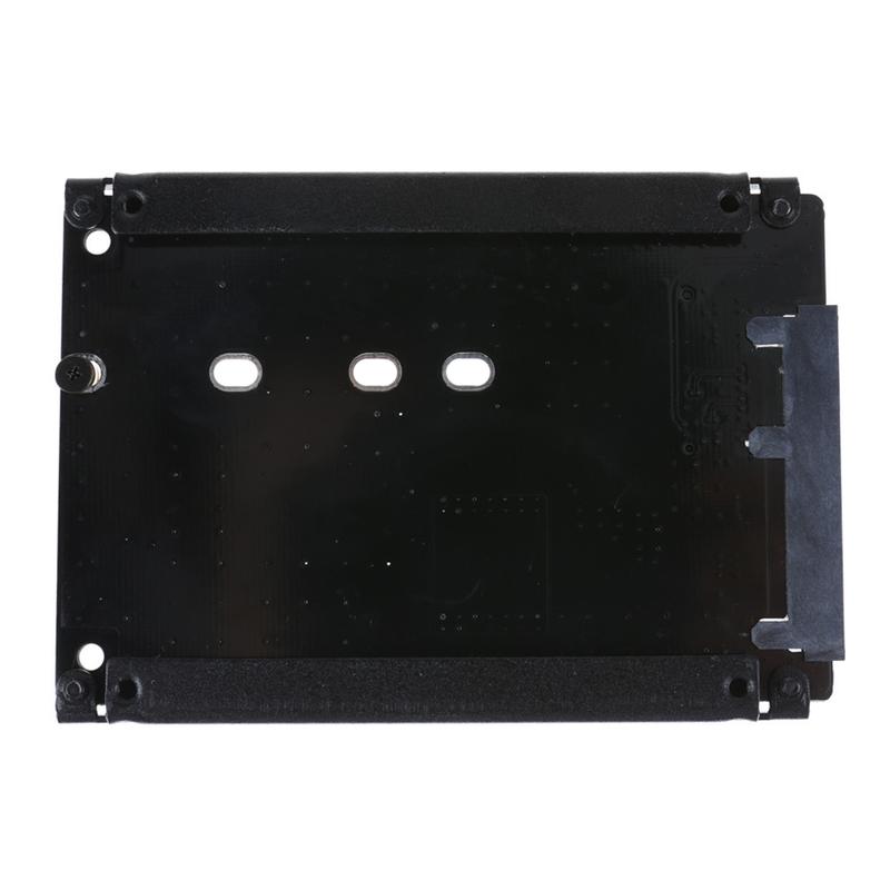 Black Case B+M Socket 2 M.2 NGFF (SATA) SSD to 2.5 SATA Adapter for 2230/2242/2260/2280mm M2 SSD 2