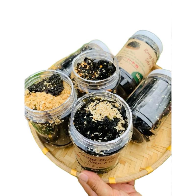 COMBO 5 HỘP RONG BIỂN SẤY CHÀ BÔNG VỊ MẶN HỘP 70gr RONG DATE MỚI Ăn Vặt