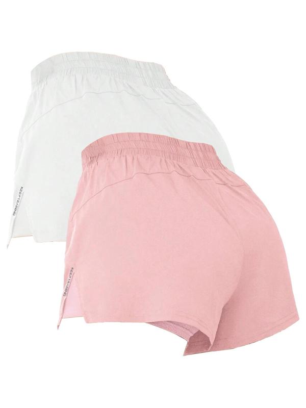 Women's Letter Print Shorts, Casual Comfy Breathable Shorts for Yoga Gym Workout Running, Ladies Bottoms for Summer 8