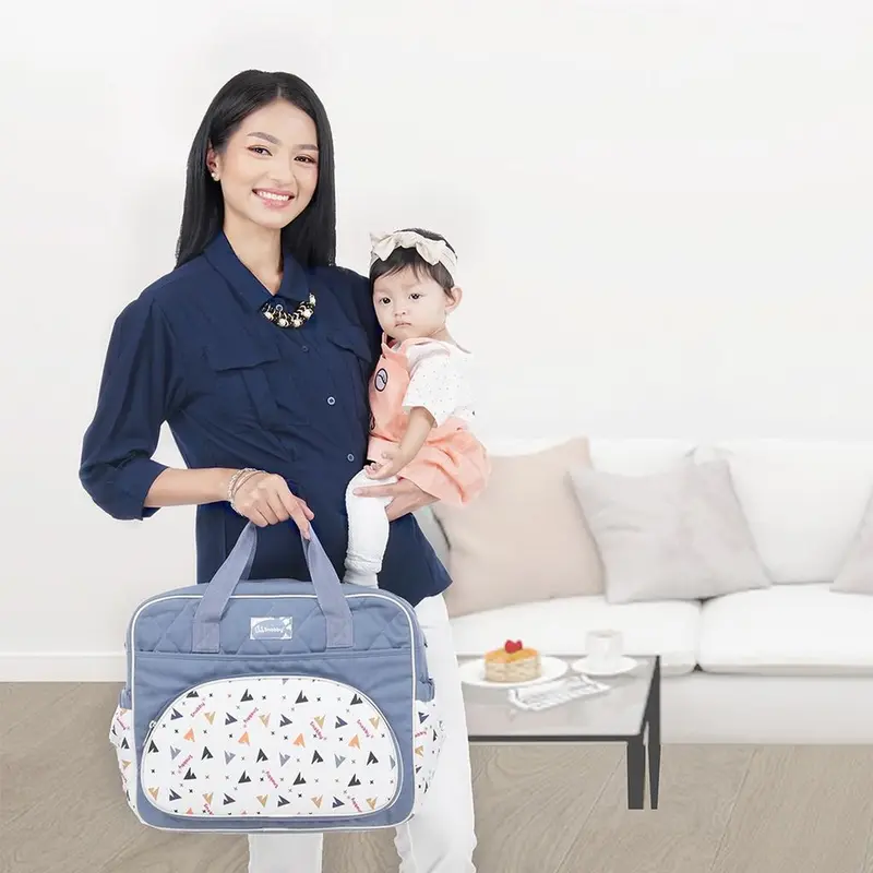 Snobby Tas Bayi Besar Summit Series Saku Print TPT6271 1