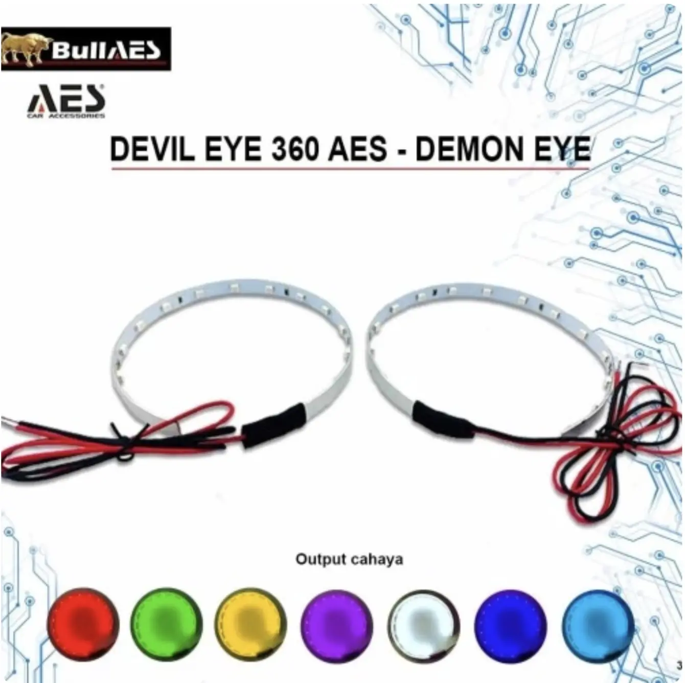 Devil Eyes 360 - Demon Eyes Projector Car 1 PCS