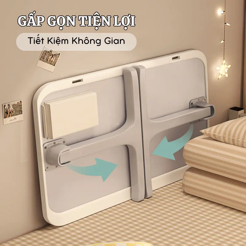 Bàn Học Gấp Gọn Ngồi Bệt Havaco Làm Việc Thông Minh Để LapTop chân bàn chữ T chắc chắn 6