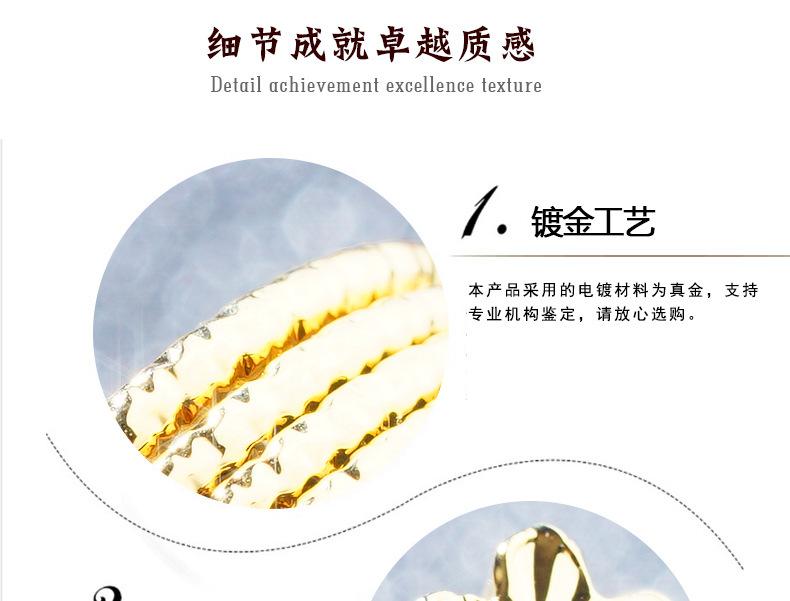 Product Introduction of European Coin Alluvial Gold 24K Gold Plated Spring Ring Imitation Gold Personality Lady Exaggerated Spring Women's Ring Factory Wholesale CHS Kaki Huy Hi Women U 1