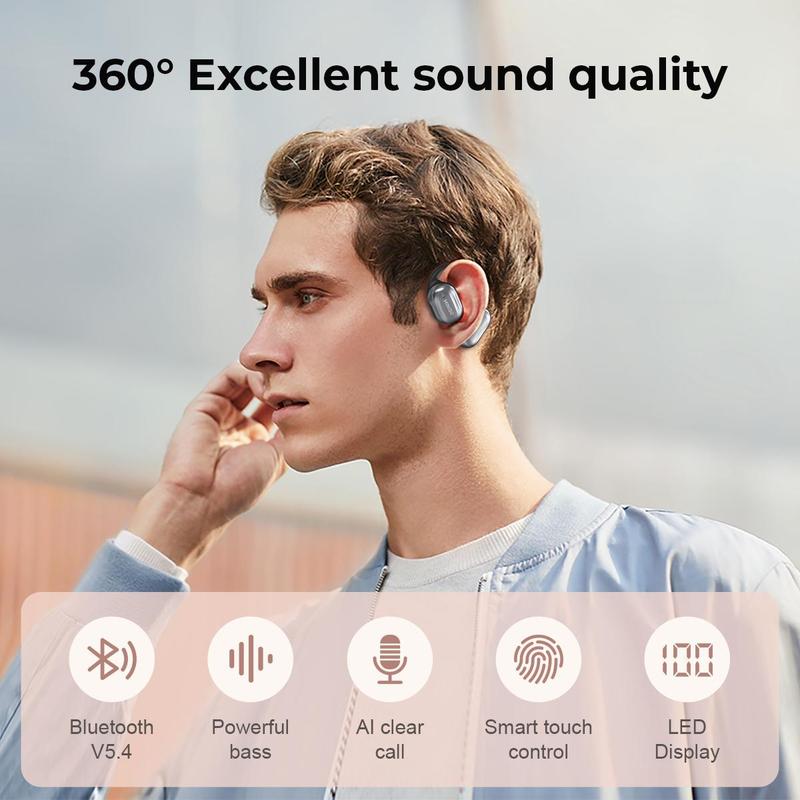 Product Introduction of MINISO MS162 True Wireless Earbuds BT 5.4 HIFI Sound Quality BT  Headphones Sports Gaming with Low Latency Earbuds Touch Control IPX5 Waterproof With microphone Earphones Headsets 10