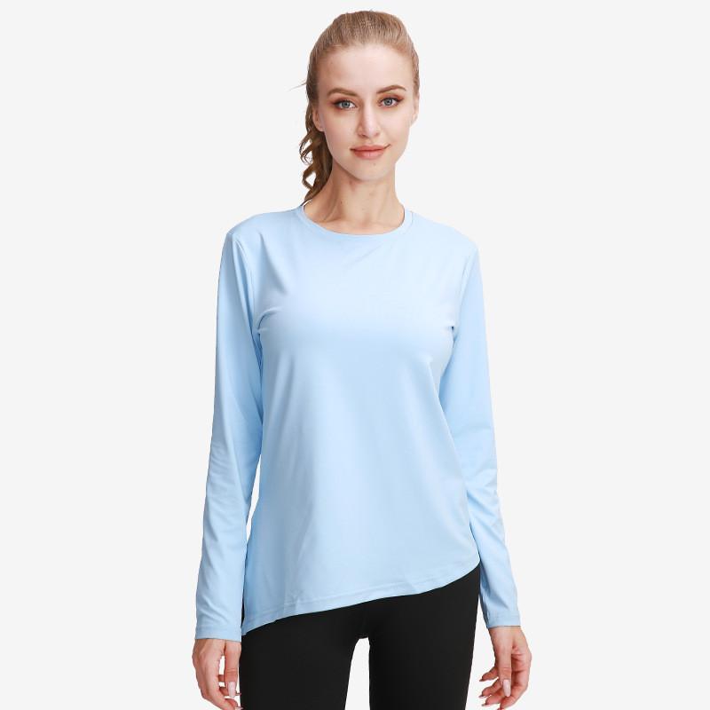 Women's Long Sleeve Yoga Shirt – Quick-Dry Loose Running Training Top