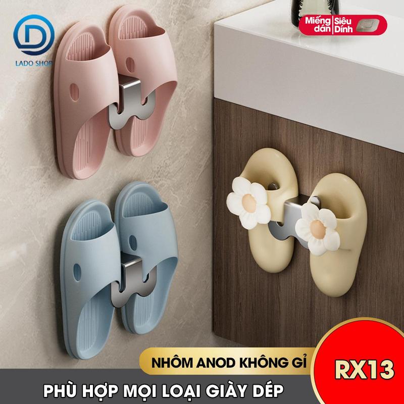 Giá để giày dép dán tường, móc treo giày dép trong nhà tắm RX13 Nhôm anod không rỉ