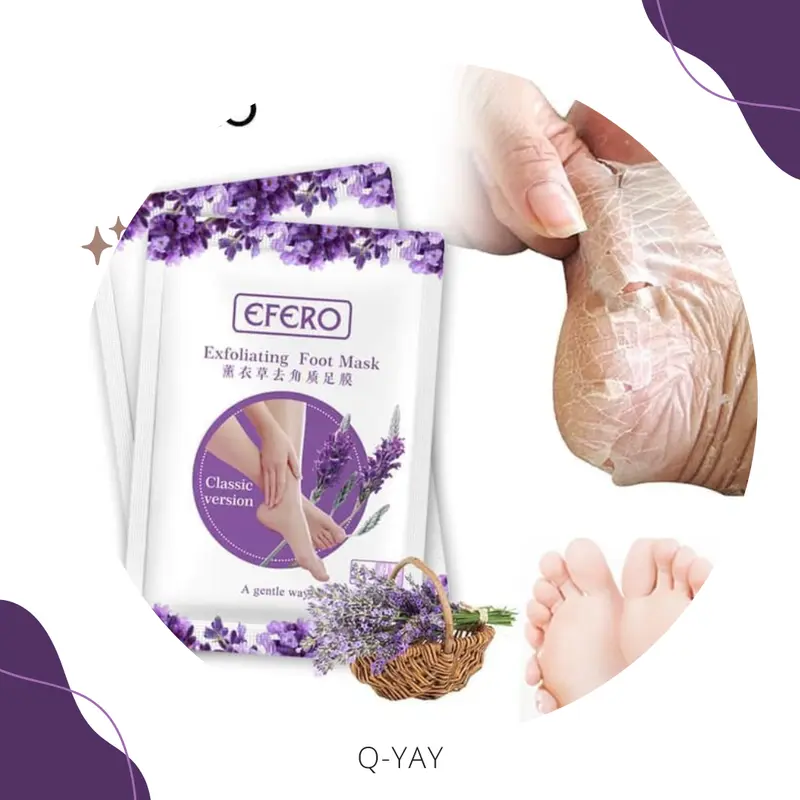 Masker effero kaki dan tangan - lavender exfoliating Foot Hand Mengelupas 1