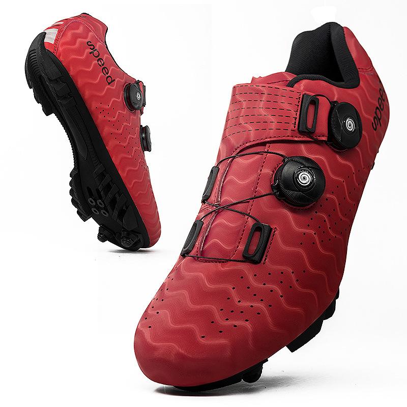 Product Introduction of Factory Direct Sale Road Race Outdoor Bicycle Cycling Shoes Double Swivel Buckle Large Size Export Lockable Cycling Shoes No 13