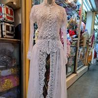 Gambar kebaya akad putih panjang - standar dari Penny Beringharjo Kota Yogyakarta 2 Tokopedia