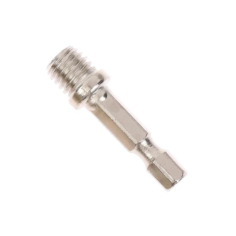 1PC 1/4 Hexagon Connecting Rod Adapter Drill Chuck M10 Polishing Disc Connection 4