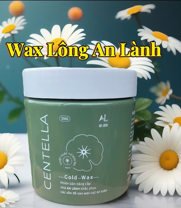 Hộp Wax Lông An Lành 350gr (Tặng kèm 50 giấy wax và 2 que gỗ waxing), waxlông