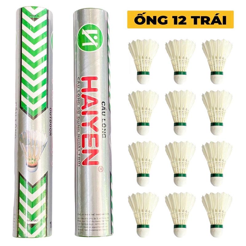 Quả cầu lông Hải Yến bạc 12 quả
