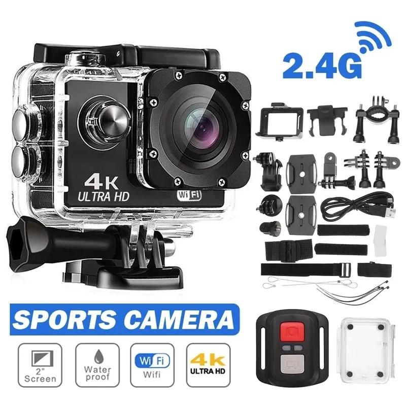 Chargeable Camera Ultra HD Action Camera Waterproof Diving Mini Action Camera Video ...