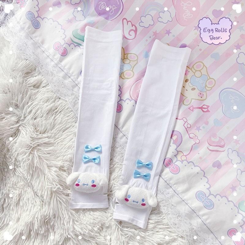 Product Introduction of Tay Áo Băng Sanrio, Dễ Thương, Dành Cho Nữ, Kuromi, My Melody, Hello Kitty, Tay Áo Bảo Vệ Cánh Tay Chống Nắng, Mùa Hè, Dài Không Ngón, Dụng Cụ Giữ Ấm Cánh Tay, Phụ Kiện Quần Áo Sport Chạy Xe Đạp 16