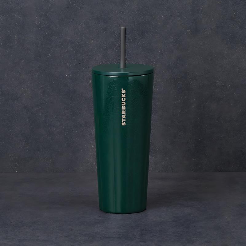 Bình Starbucks Cold Cup Giữ Nhiệt 24Oz 710ml SS ASH GRN PATTERN