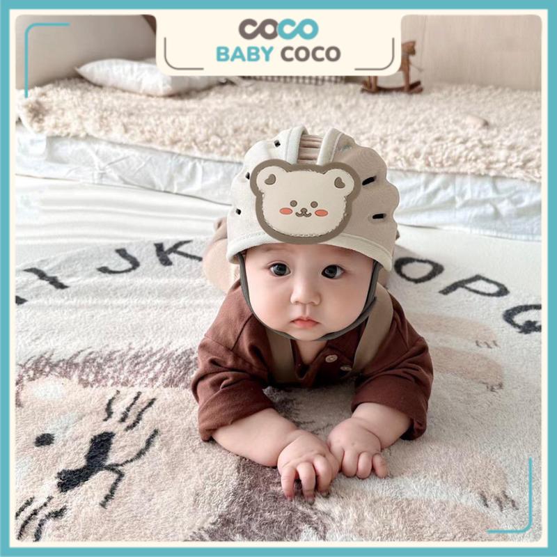 Mũ Bảo Hộ Cho Bé Style Hàn Quốc - 1 Mũ Bảo Vệ Đầu Cho Bé Tập Bò, Tập Ngồi, Hat For Baby, Nón Bảo Hộ