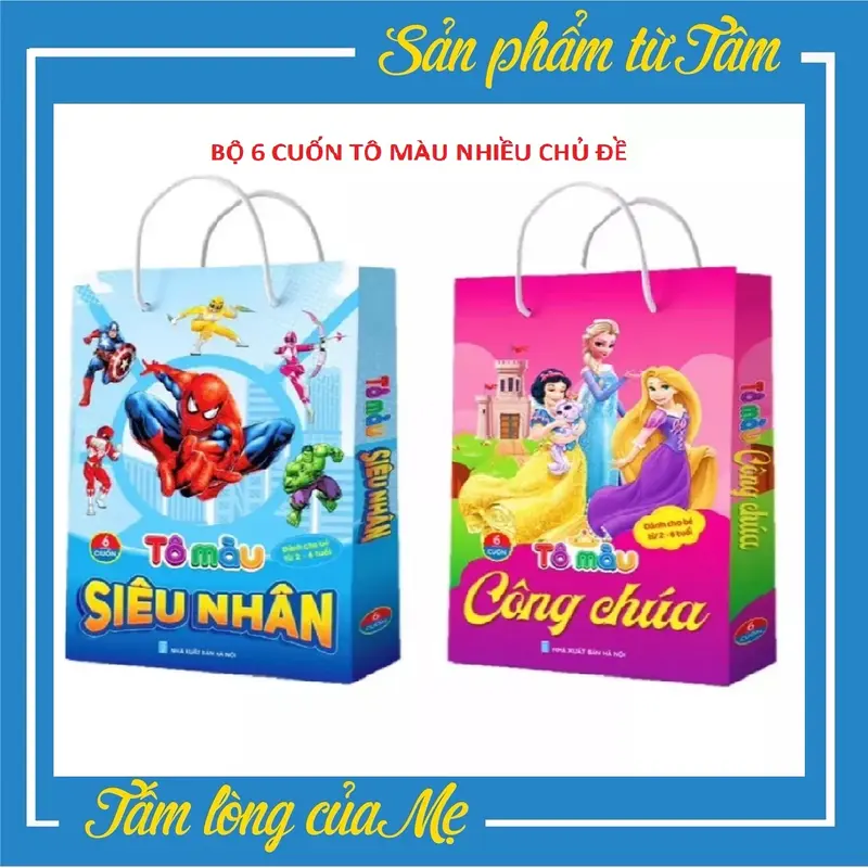 Bộ Sách Tô Màu Sáng Tạo Nhiều Chủ Đề 2-6 Tuổi 0