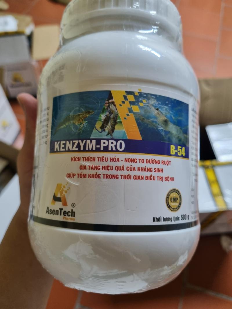 Product Introduction of [COMBO 6 HỘP] ASENTECH KENZYM PRO B-54 500 Gram - Hỗ trợ tôm tăng trưởng nhanh, kích thích ăn nhiều, tôm tiêu hóa nhanh. Sản phẩm hỗ trợ tôm ăn nhiều, tăng trưởng nhanh 2