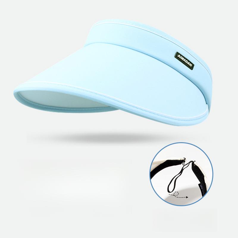 Product Introduction of Mũ Chống Nắng Cho Nữ, Mũ lưỡi Trai Mặt, Mũ Chống Nắng, Rộng Vành, Thích Hợp Để Đạp Xe, Che Mặt, Mũ Hở Đầu, Lý Tưởng Cho Mùa Hè，Phụ nữ có thể điều chỉnh mở nắp chống tia cực tím rộng cạnh dài đa chức năng mùa hè Sun Shade Cap Unisex 4