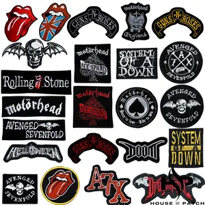 Patch Bordir Emblem Karakter Logo Musik