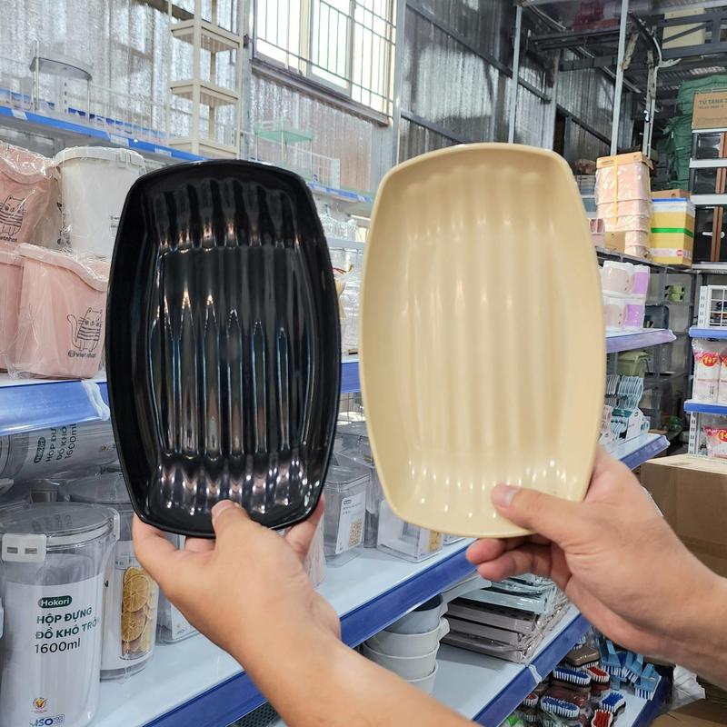 Combo 5 Đĩa nhựa phíp thuyền, Đĩa phíp đựng hoa quả, bánh kẹo, đồ ăn tiện lợi đĩa Việt Nhật