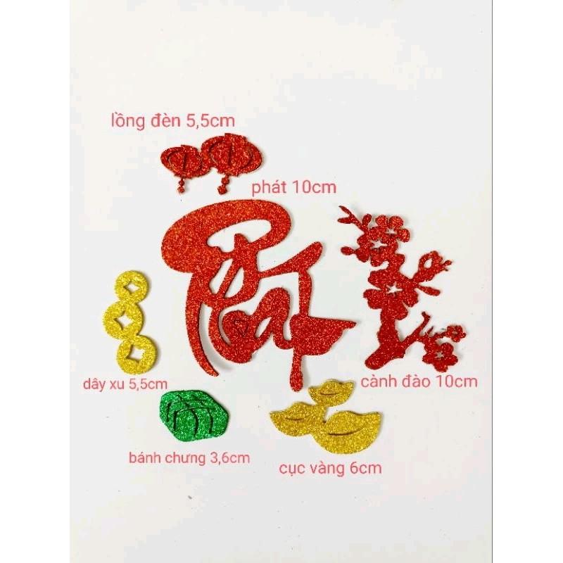 Combo Phuc Loc Tho Phat Tai Xuan Tet và phụ kiện dán trang trí Tết 3
