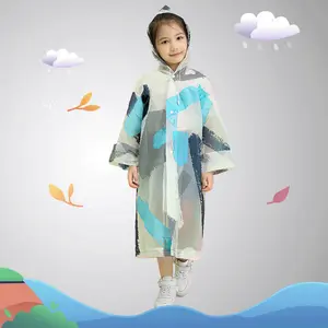 Jas Hujan Anak Motif Karakter Unik Lucu Kekinian Raincoat EVA Waterproof Ponco Material Ringan Ukuran All Size Cocok Usia 6-12 Tahun - 80938