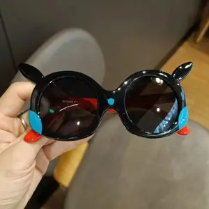 AZAHRA Kacamata Hitam Anak Motif Kartun Pikachu Lucu Kids Sunglasses Anti U