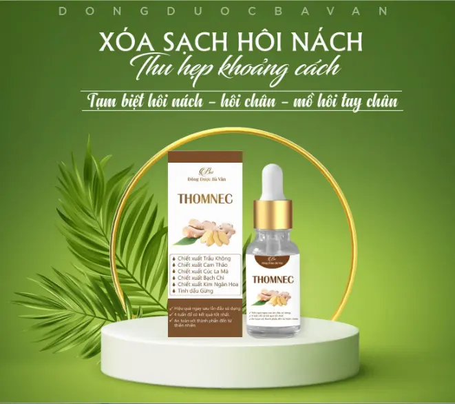 THOMNEC serum đánh bay mùi hôi cơ thể 5ml Khử Mùi Hôi