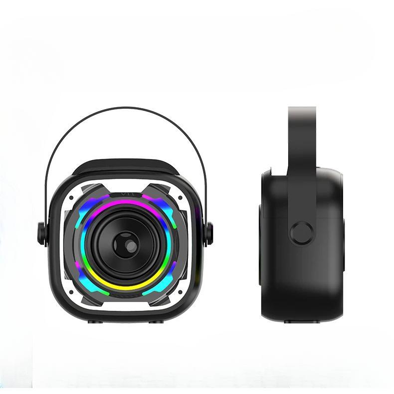 Product Introduction of Original + FREE Shipping High Quality Private mode V11 wireless bluetooth speaker singing with microphone home Karaoke audio microphone integrated portable Stereo Music Player Outdoor Speaker 5