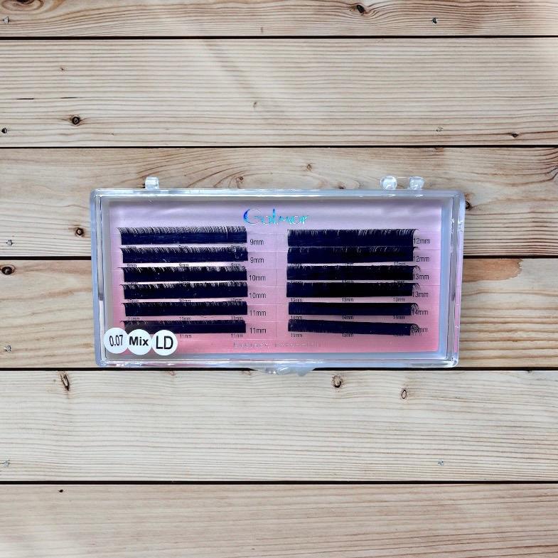 Mi trên mix size 9-15mm; độ dày 0.07, 0.10, 0.12; độ cong J, B, C, CC, D