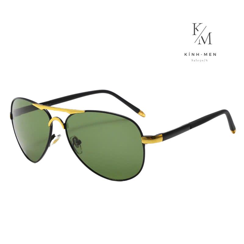 Kính râm nam thời trang MK10 - Tròng Kính thủy tinh Chống Nắng Tia UV - Kính Mắt - Mắt Kính - Kèm hộp và khăn lau- MK10
