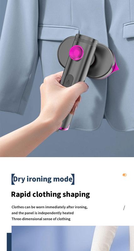 Product Introduction of Portable Mini Steam Iron For Clothes Foldable Handheld Electric Ironer Wet Dry Garment Steamer Ironing Machine Travel Home Appli 20