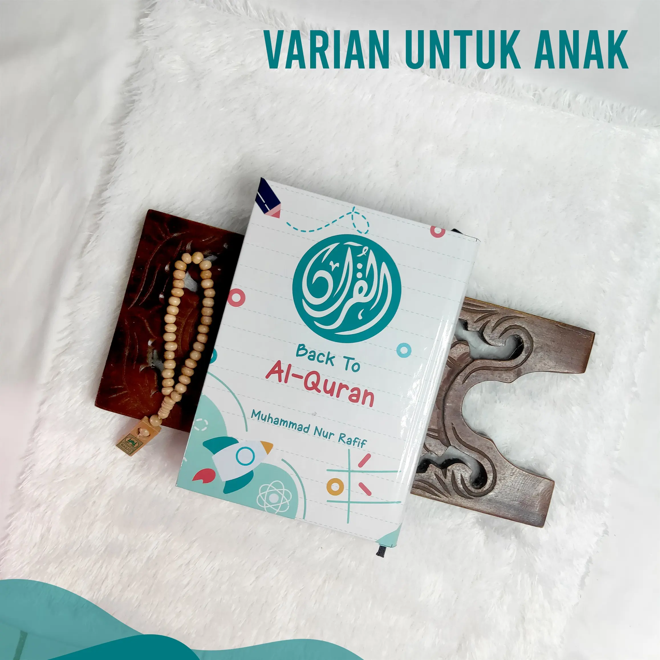 Al Quran Custom Nama Hard Cover Non Terjemah Utsmani 15 Baris Untuk Anak Ukuran A5 Standar - Tazkia Quran Putih Mushaf Alquran