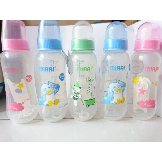 (250ml) Bình sữa Medi Kids - van chống sặc/ Bình sữa Jumi có quai 4